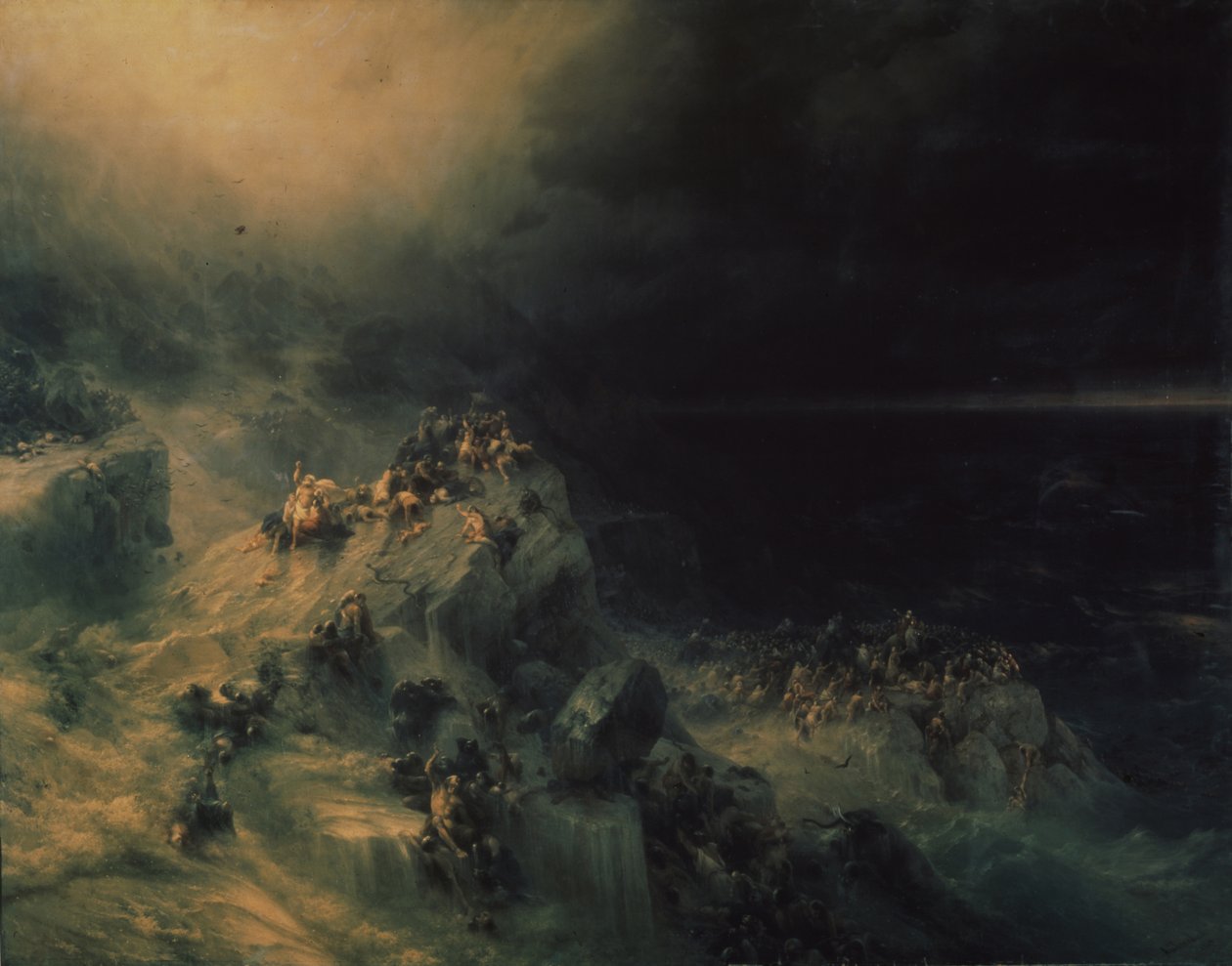 Syndfloden, 1864 af Ivan Konstantinovich Aivazovsky