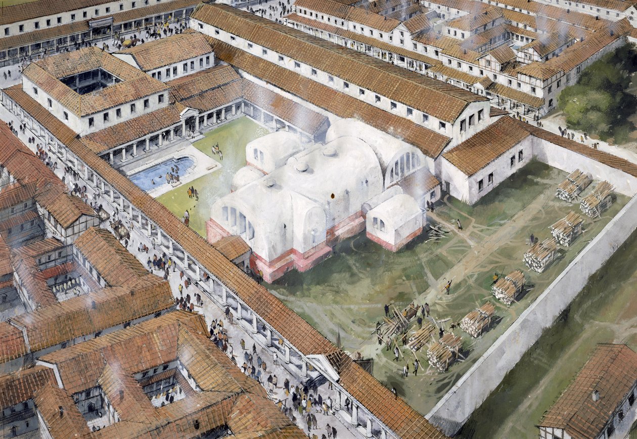 Wroxeter romersk by af Ivan Lapper