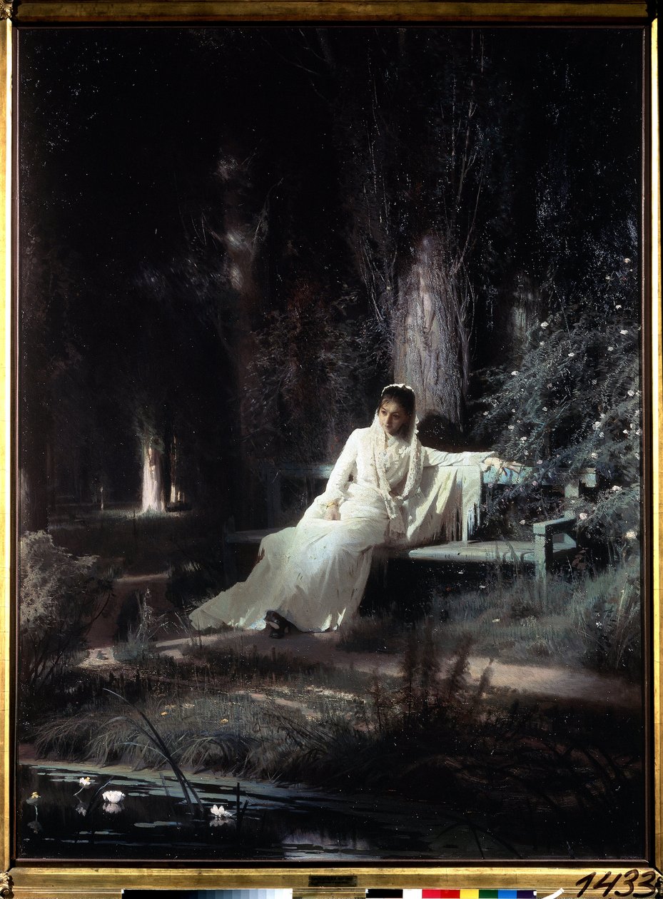 Månelys nat af Ivan Nikolaevich Kramskoy