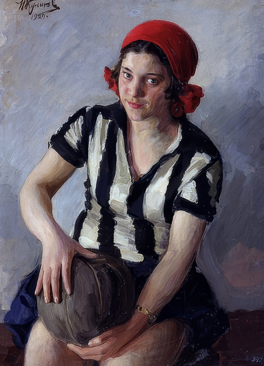Sportskvinde. 1928 af Ivan Semyonovich Kulikov
