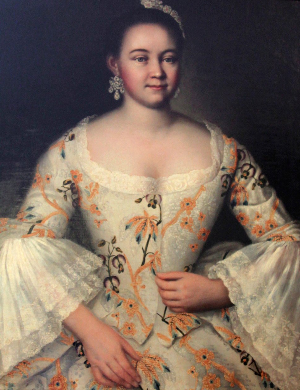Stepanida Stepanovna Yakovlev, c1757-k1761 af Ivan Vishnyakov