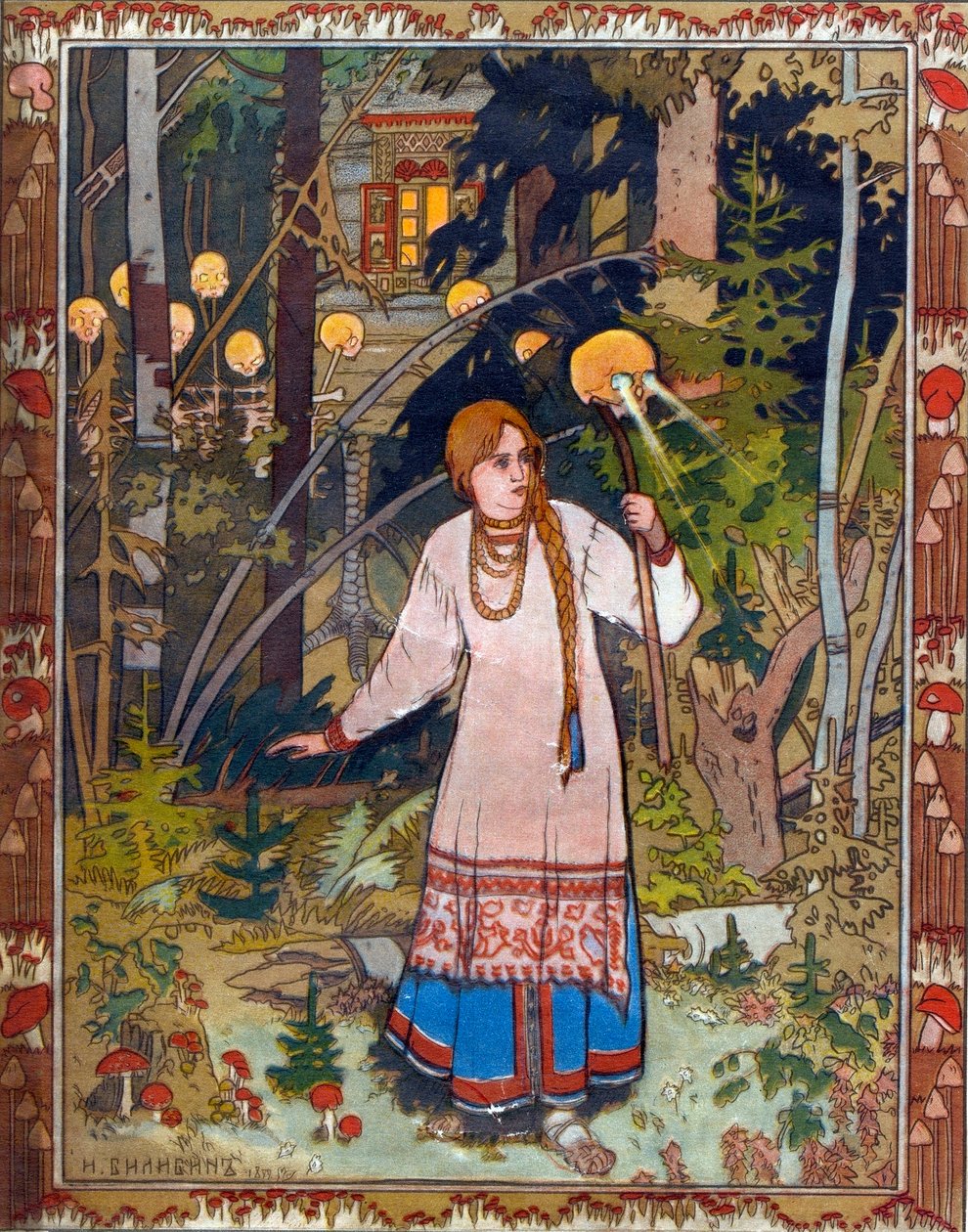 Vasilisa den smukke, 1900. af Ivan Yakovlevich Bilibin