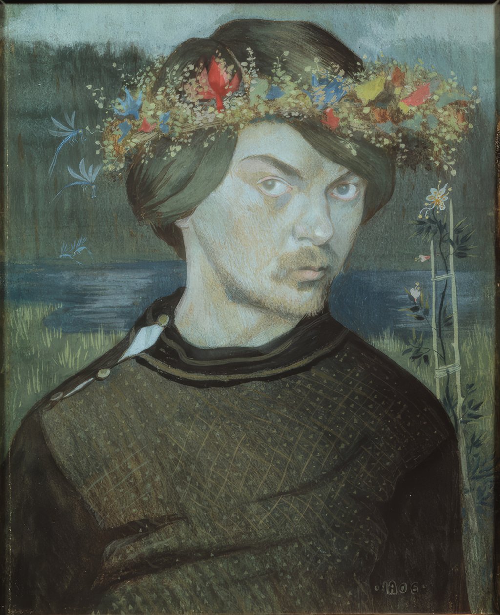 Selvportræt af Ivar Axel Henrik Arosenius