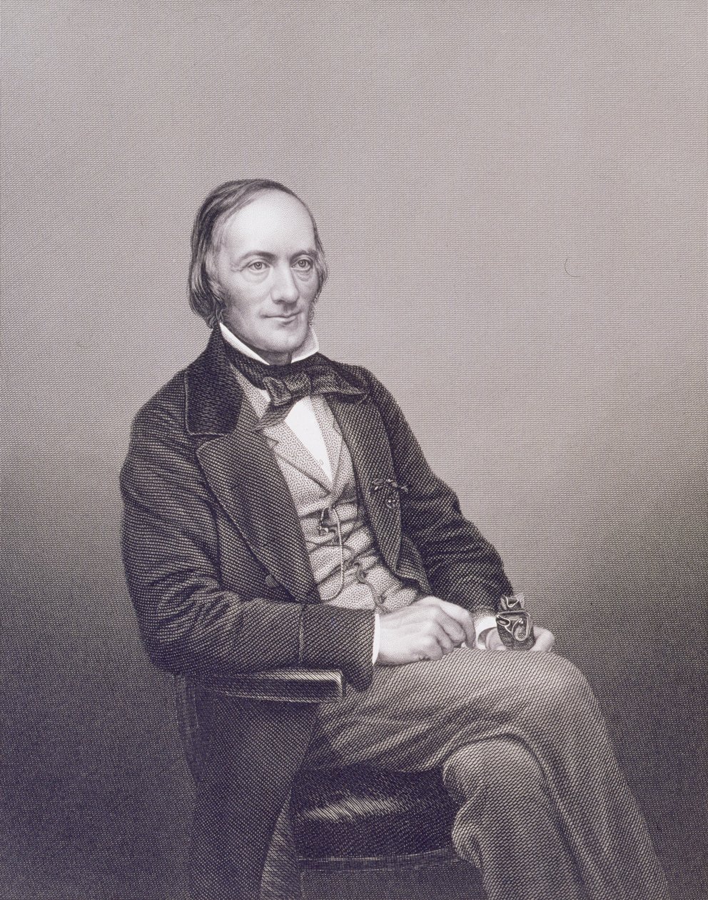Professor Owen, fra The Drawing-Room Portrait Gallery of Eminent Personages, 1861 (stålgravering) af J. and C. Watkins