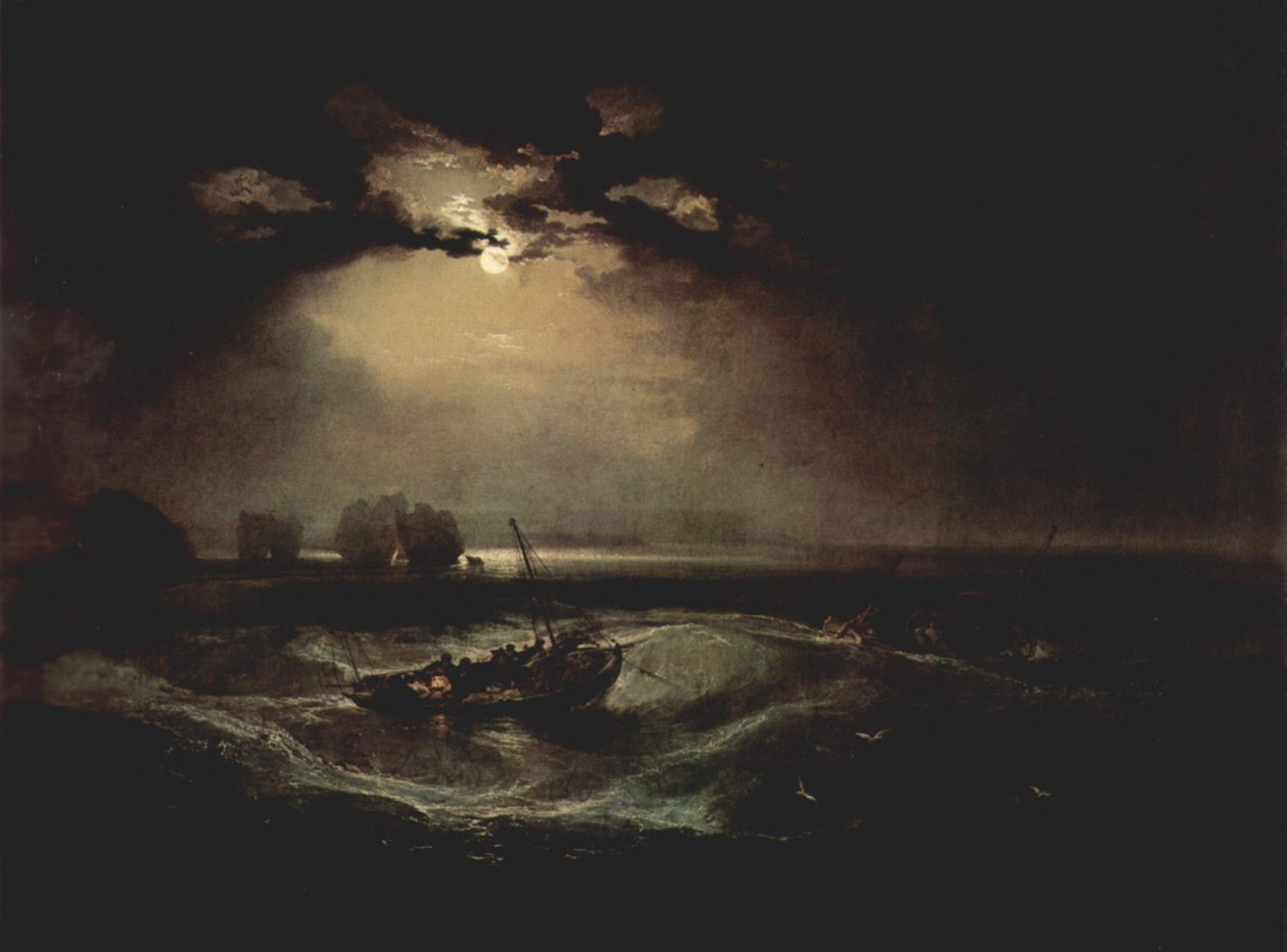 Fisker på havet af Joseph Mallord William Turner