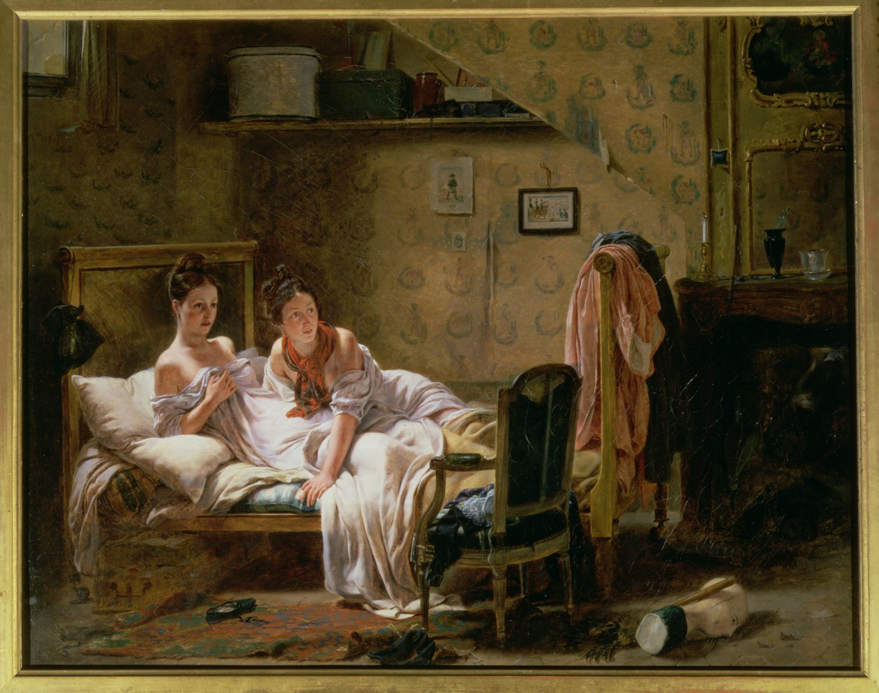 To kvinder i sengen af J.A. Rohne