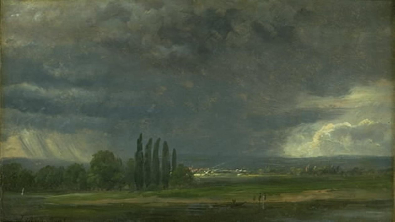 Elbendalen nær Dresden af Johan Christian Dahl
