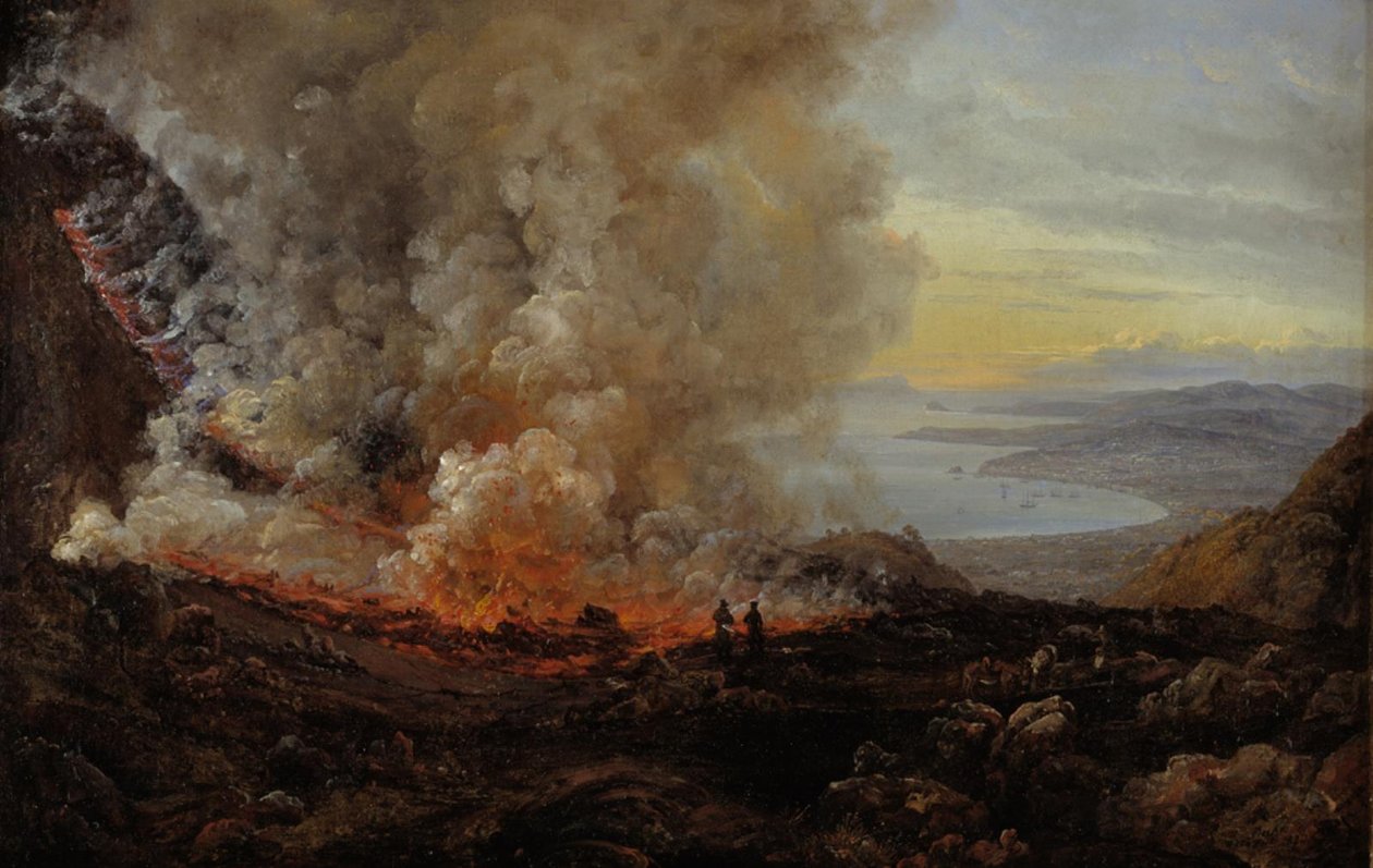 Vesuvs udbrud af Johan Christian Dahl