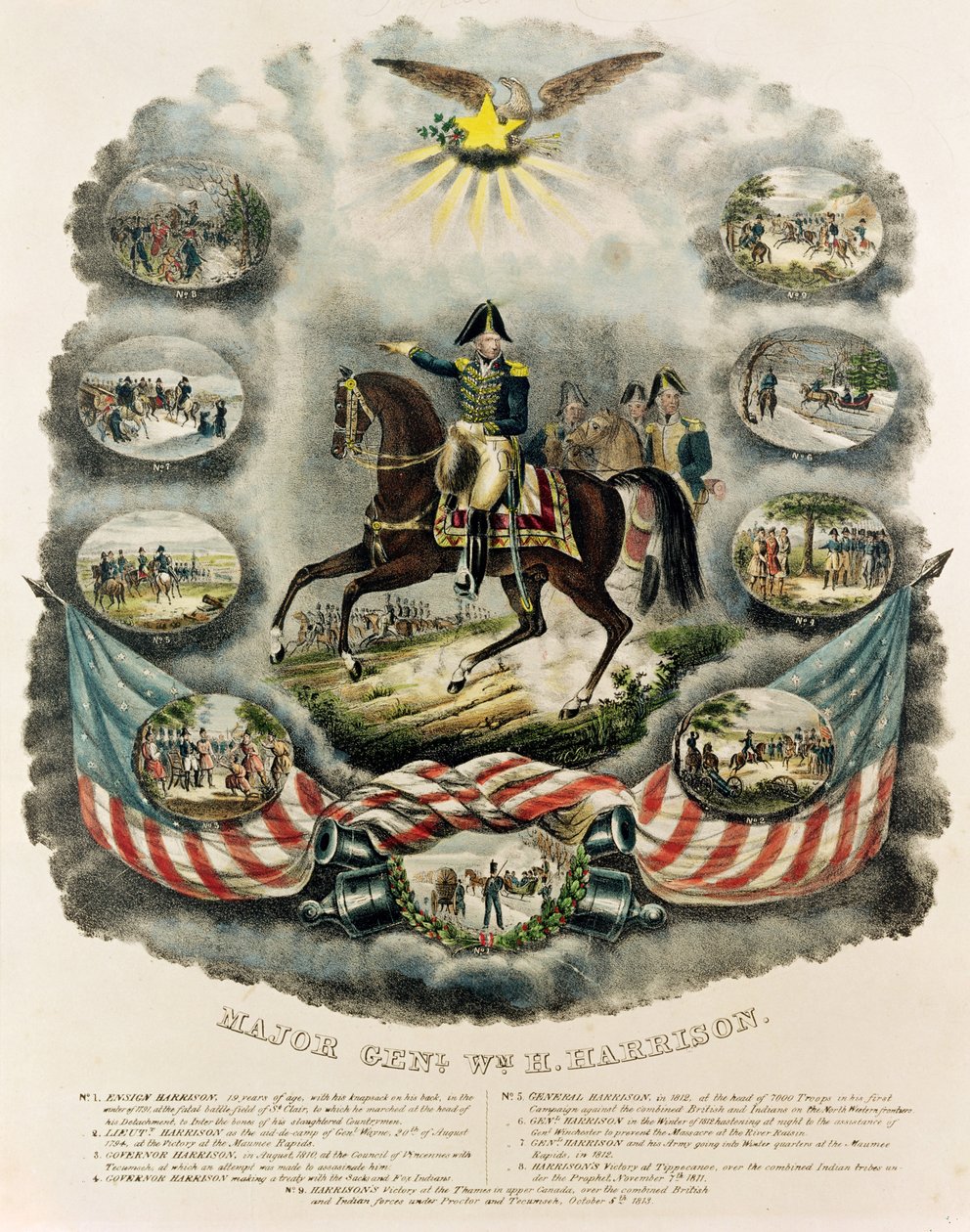 Generalmajor William Henry Harrison, ca. 1813 af J.C. Richard