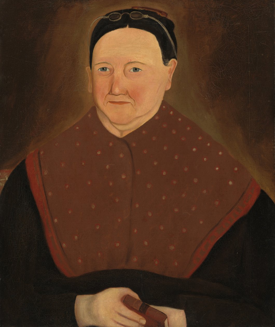 Portræt af en gammel dame, 1848. af J.C. Robinson