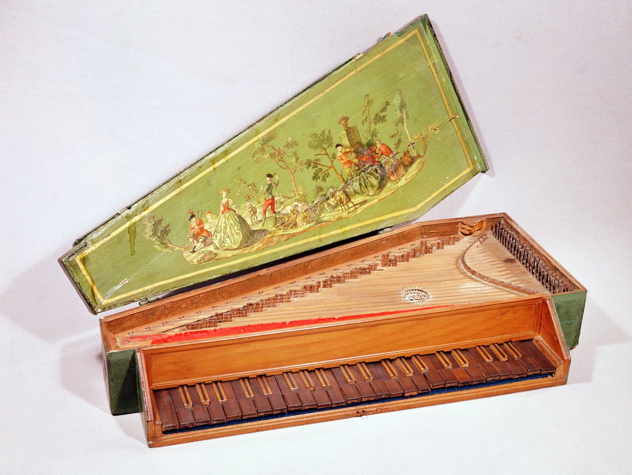 Spinet, 1746 (blandet medier) af J.D. Birger