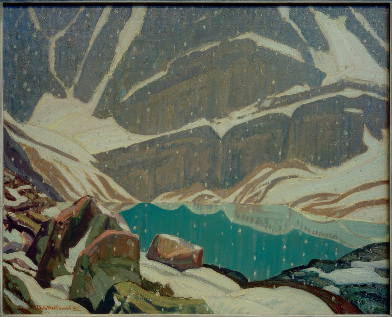 Mountain Solitude (Lake Oesa) af J.E.H. MacDonald