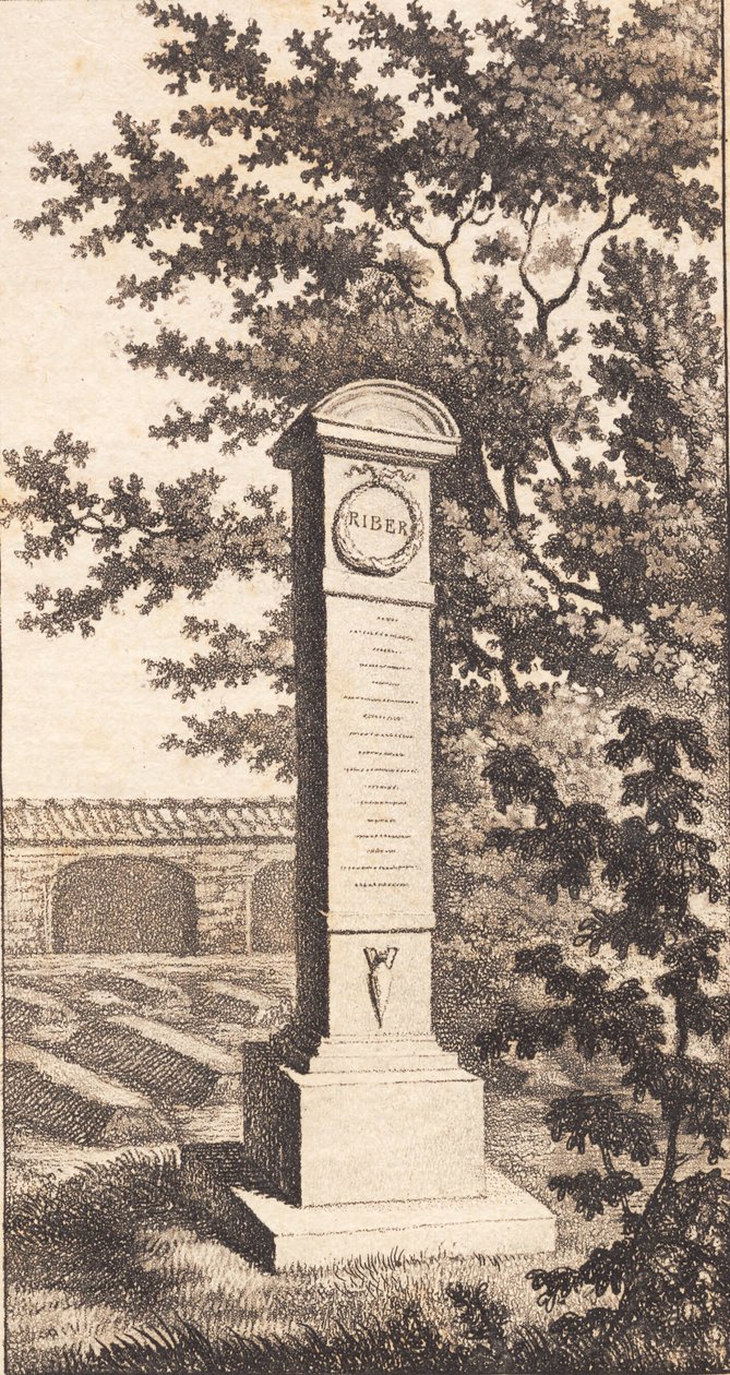 Mindestøtten for Riber af J.F. Clemens