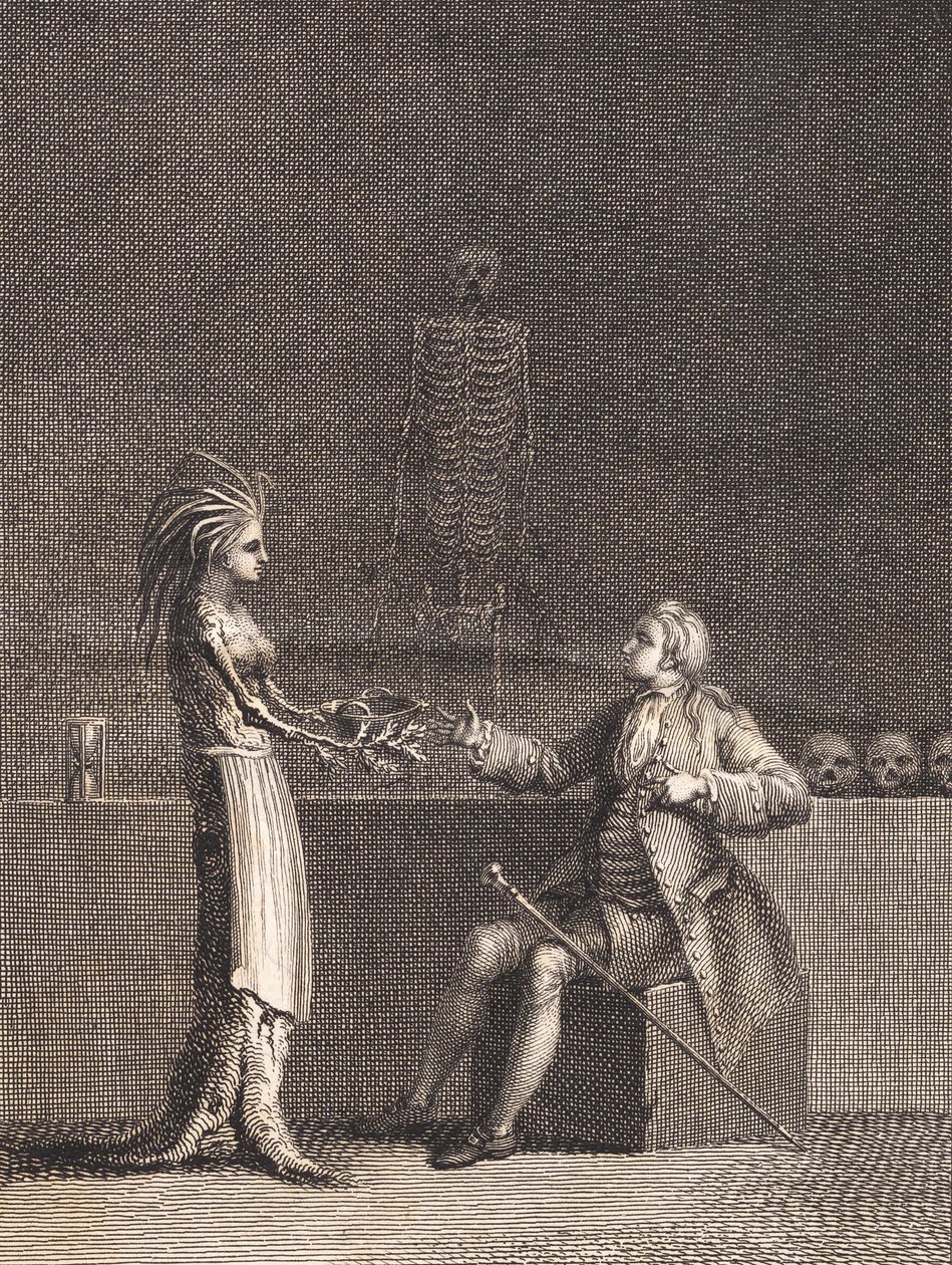 Niels Klim i anatomikammeret af J.F. Clemens