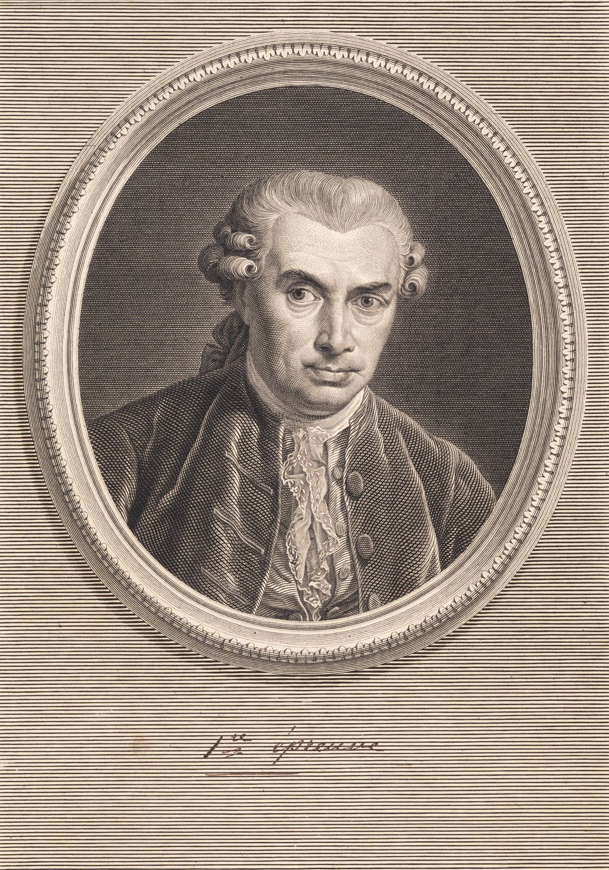 Portræt af læge Johan von Berger af J.F. Clemens