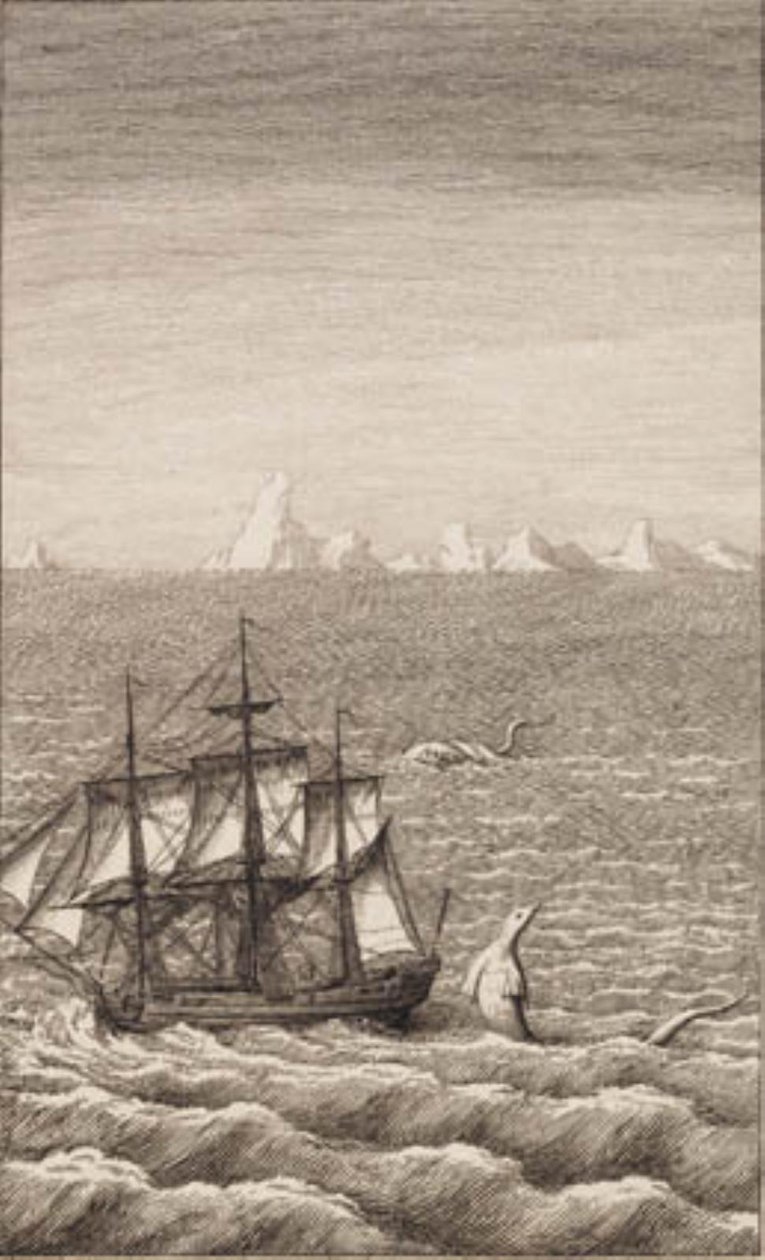 Skibet og sødyret af J.F. Clemens