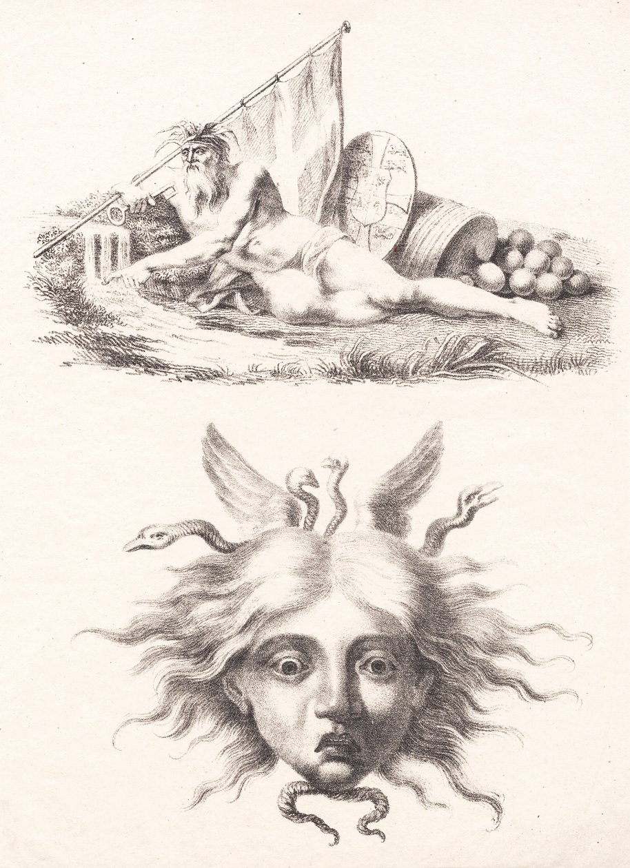 Øresund. Medusahoved af J.F. Clemens