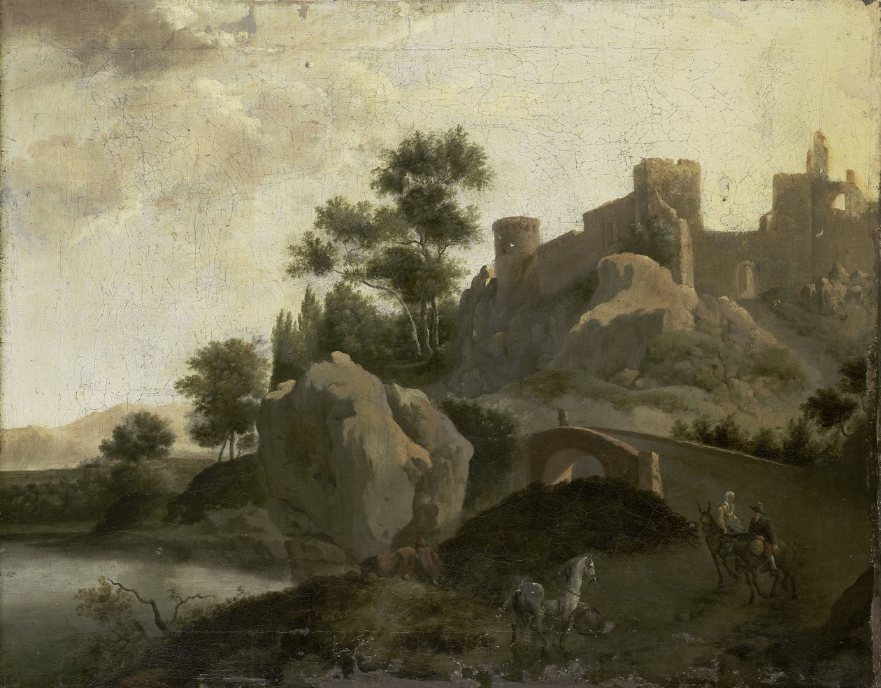 Italiensk Landskab af J.G. Schieblius