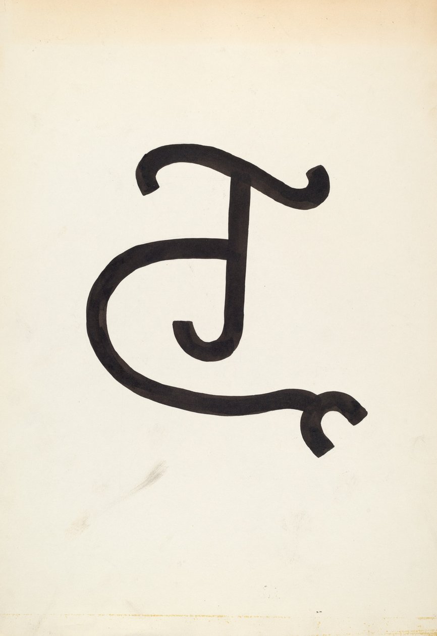 Kvægmærke, ca. 1936. af J.Henry Marley