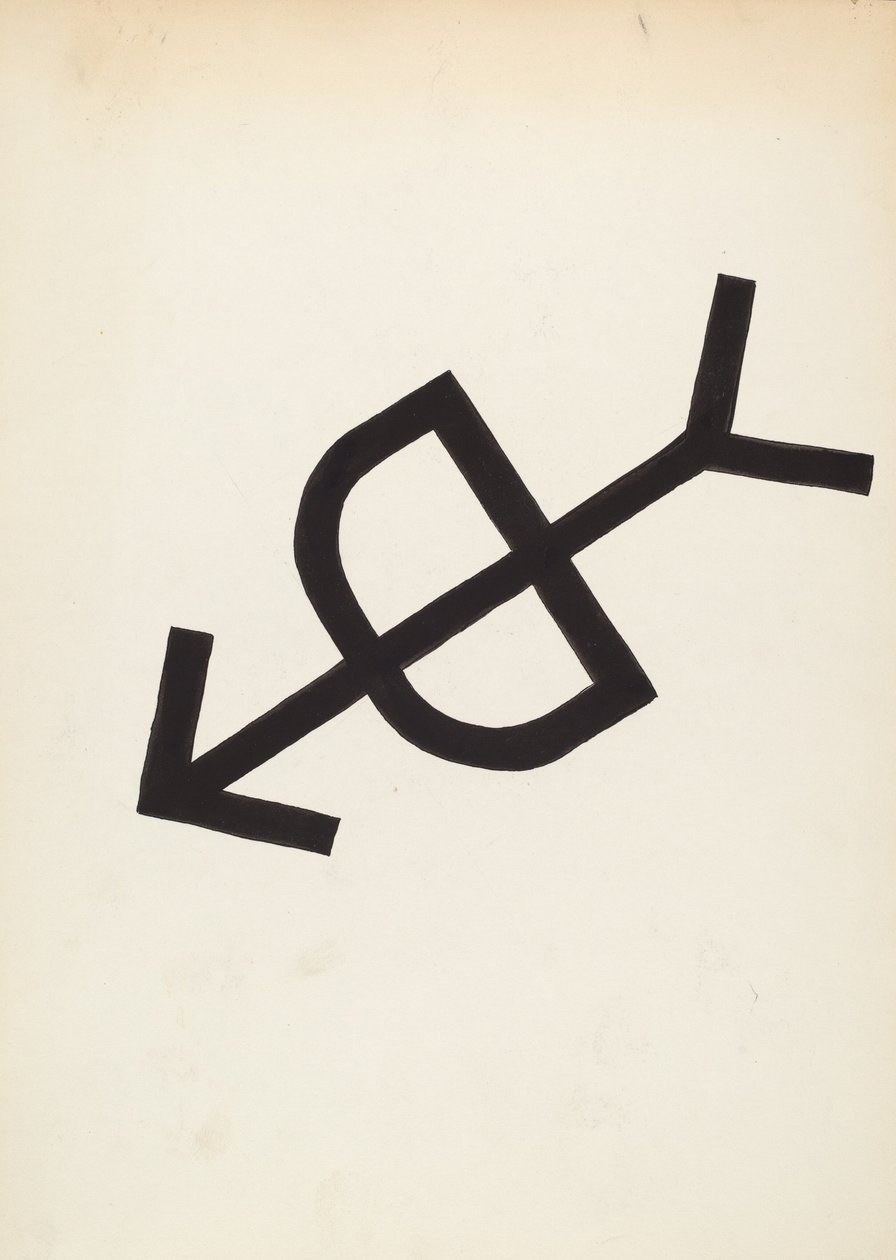 Kvægmærke, ca. 1936. af J.Henry Marley