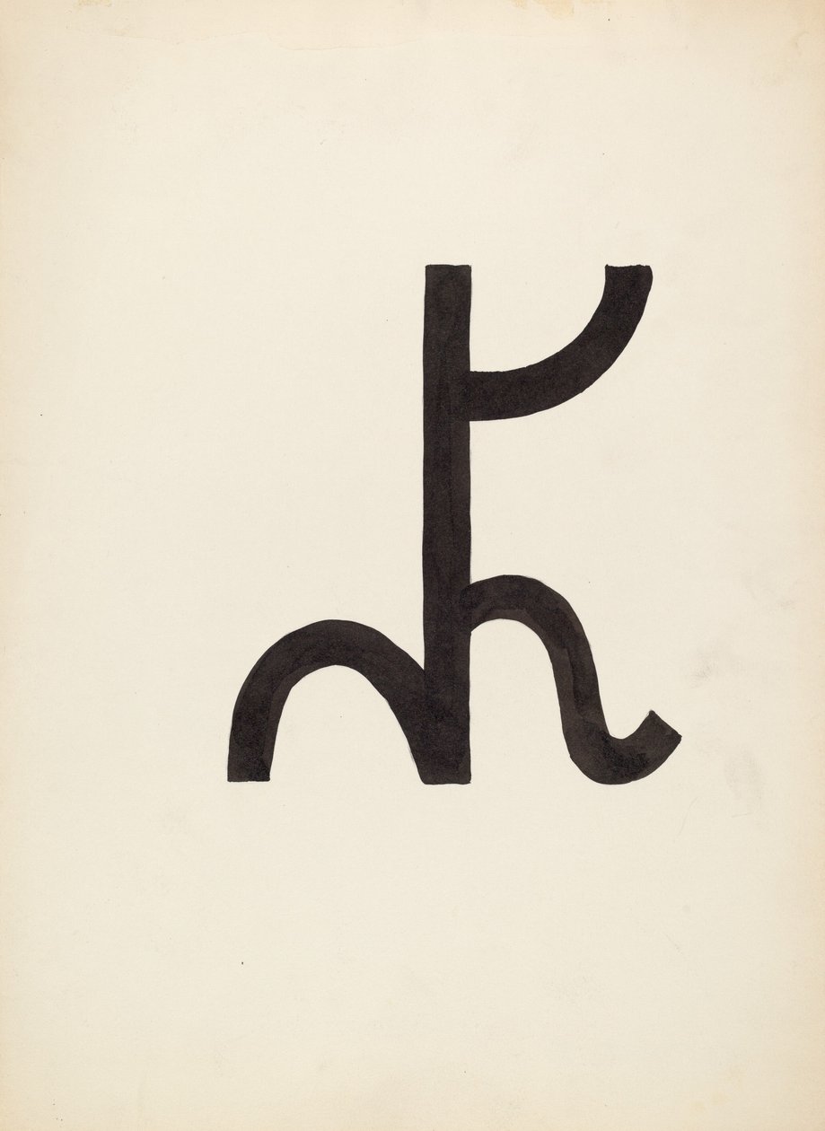 Kvægmærke, ca. 1936. af J.Henry Marley