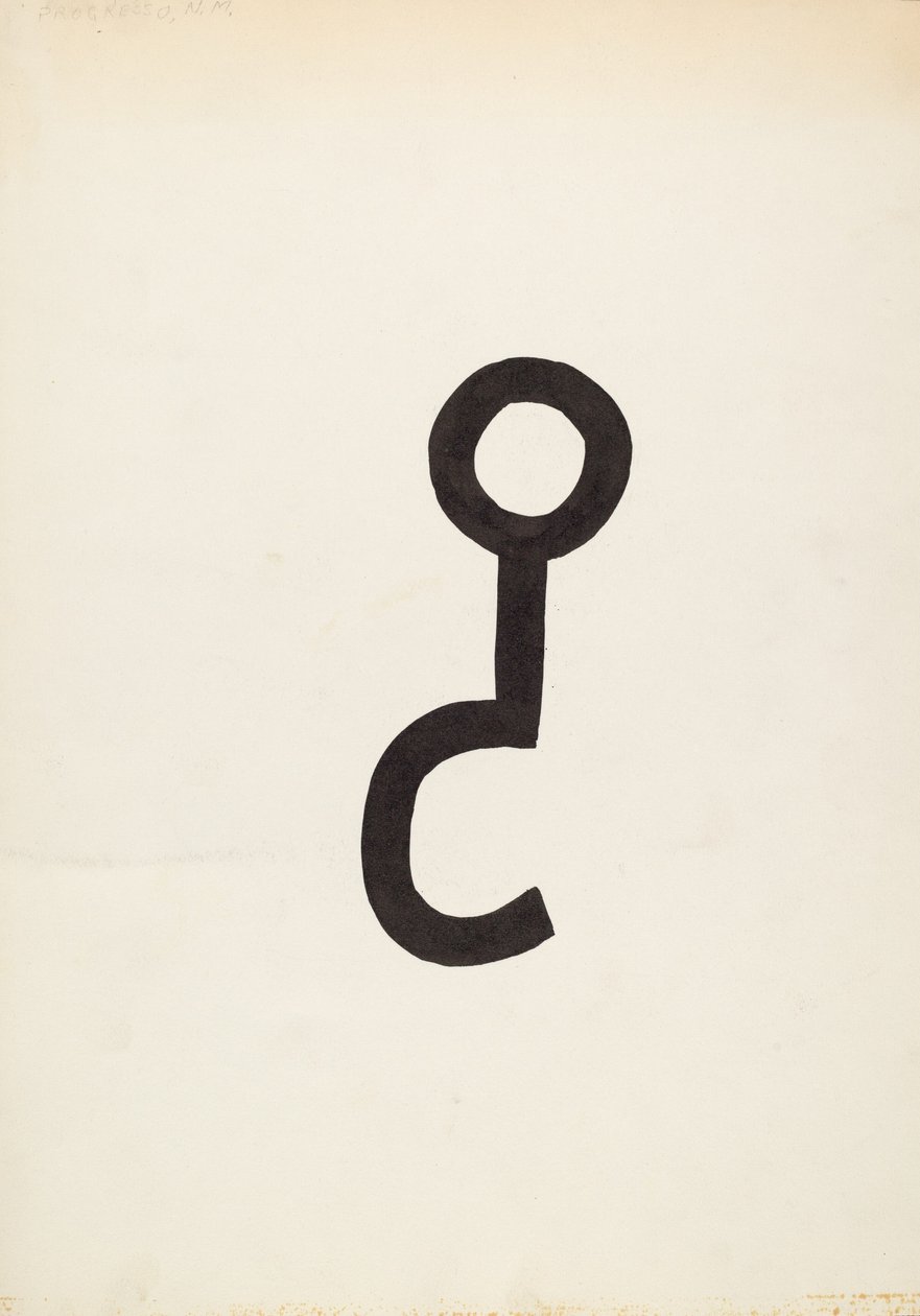 Kvægmærke, ca. 1936. af J.Henry Marley