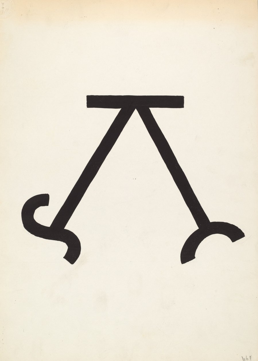 Kvægmærke, ca. 1936. af J.Henry Marley