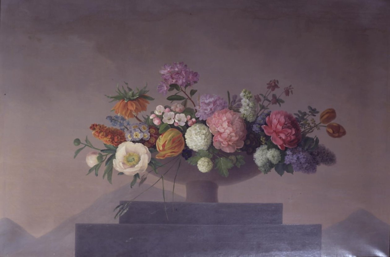 Blomster i en skål af J.L. Camradt