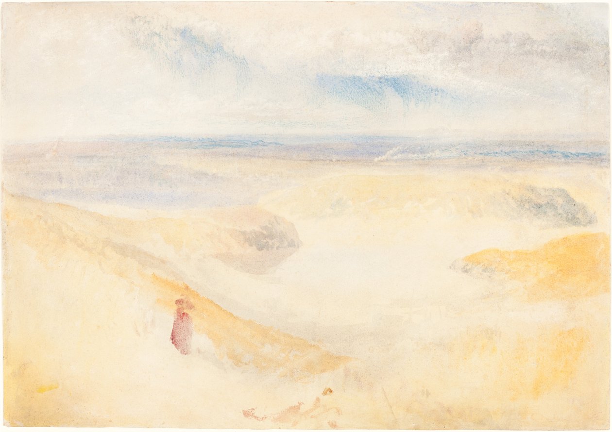 En Yorkshire River, ca. 1827. af Joseph Mallord William Turner