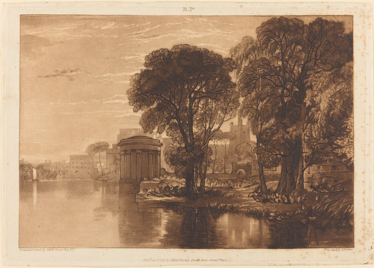 Isleworth, udgivet 1819. af Joseph Mallord William Turner