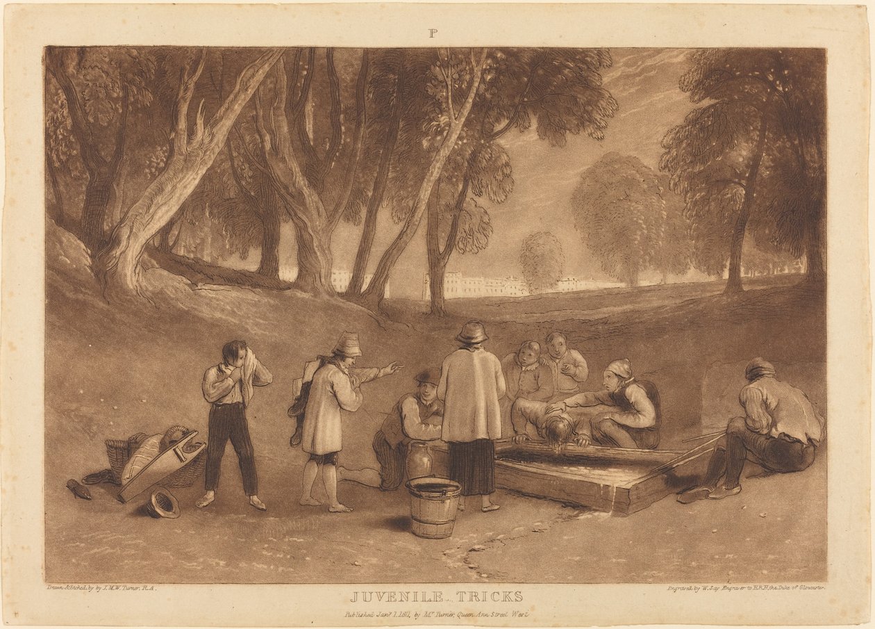 Juvenile Tricks, udgivet 1811. af Joseph Mallord William Turner