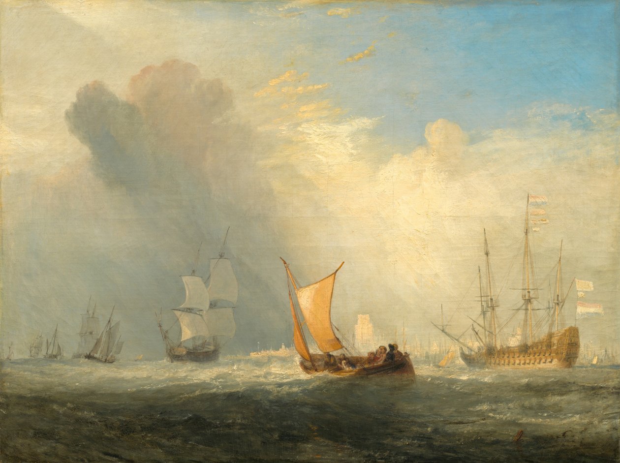 Rotterdam færgebåd, 1833. af Joseph Mallord William Turner