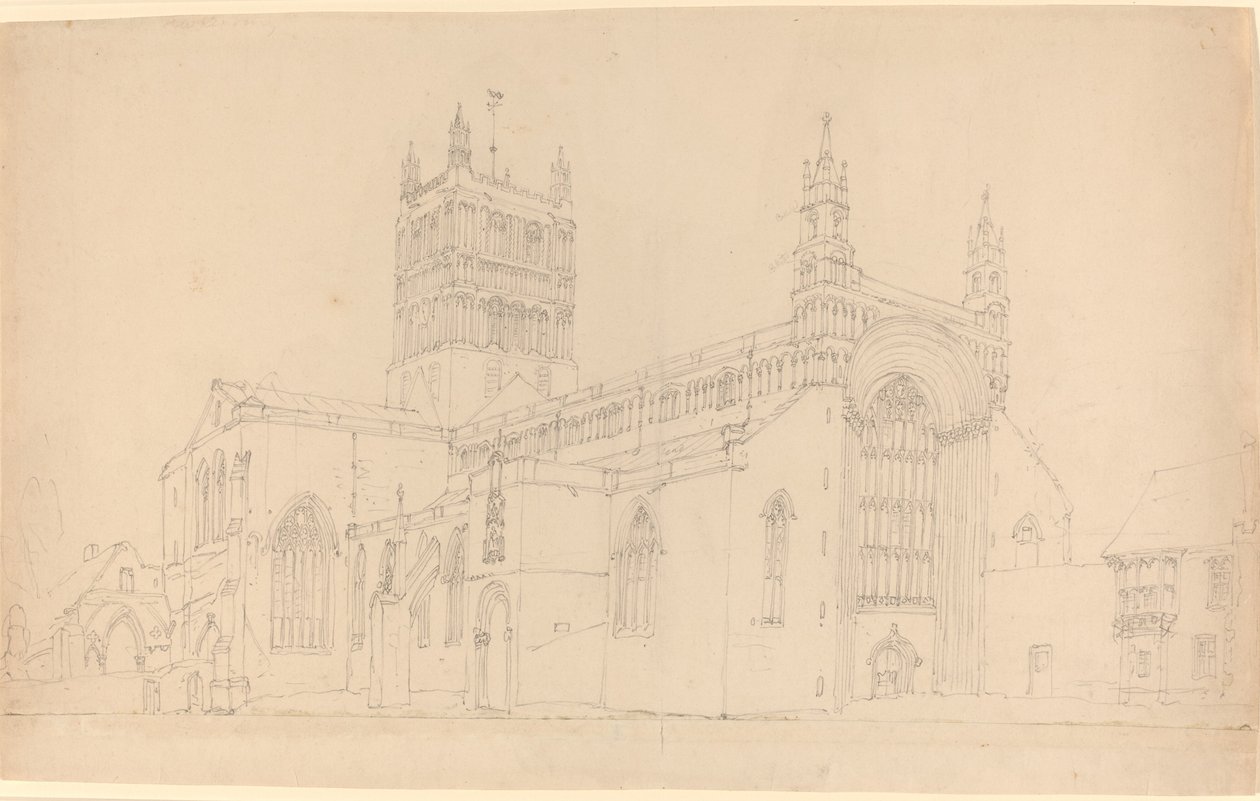 Tewkesbury Abbey. af Joseph Mallord William Turner