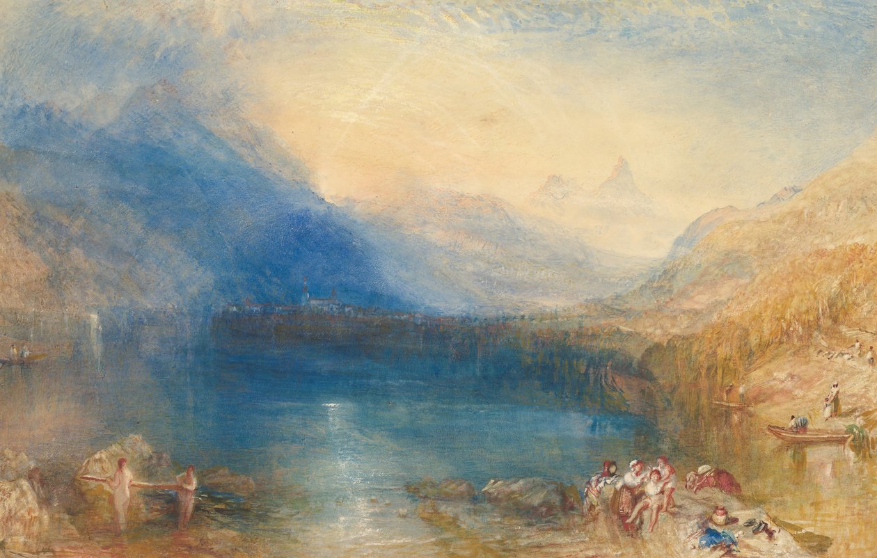 Zugsøen, 1843. af Joseph Mallord William Turner