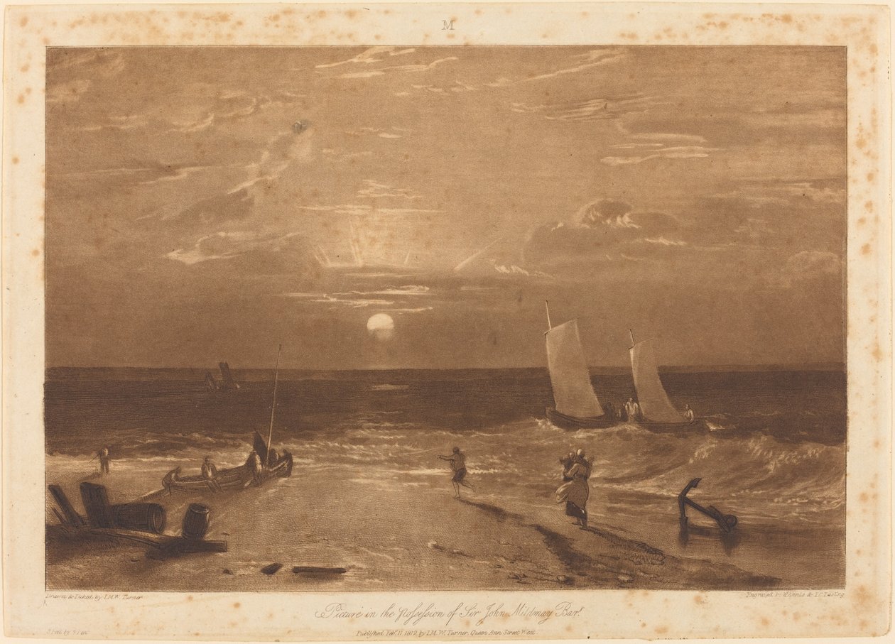 The Mildmay Sea-Piece, udgivet 1812. af Joseph Mallord William Turner