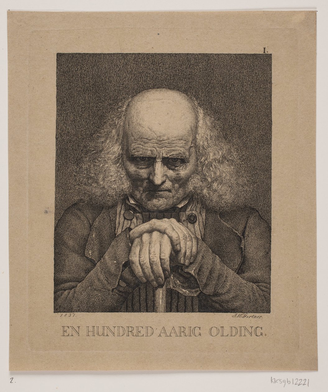 En hundredårig olding af J.V. Gertner