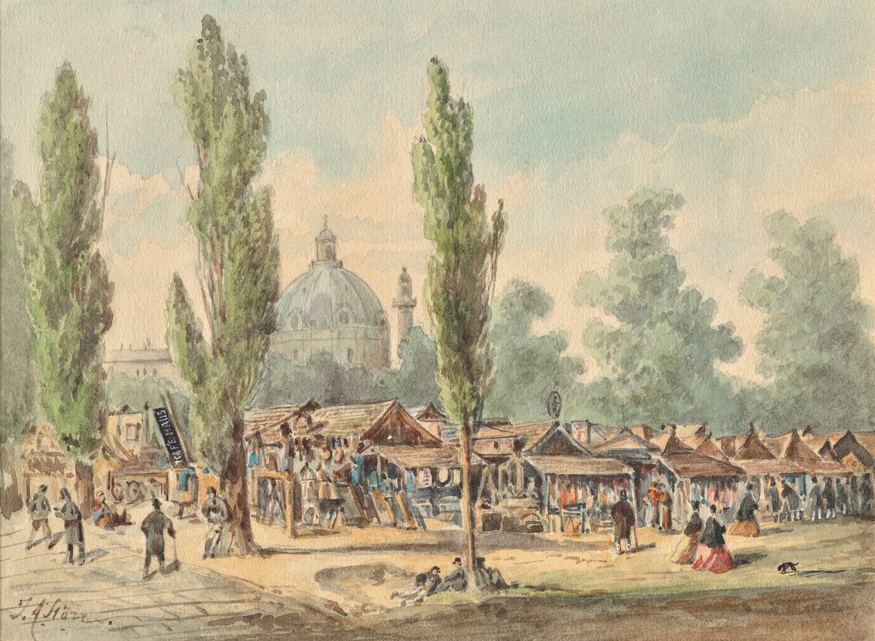 Det gamle tandelmarked i Wien af J. A. Störr
