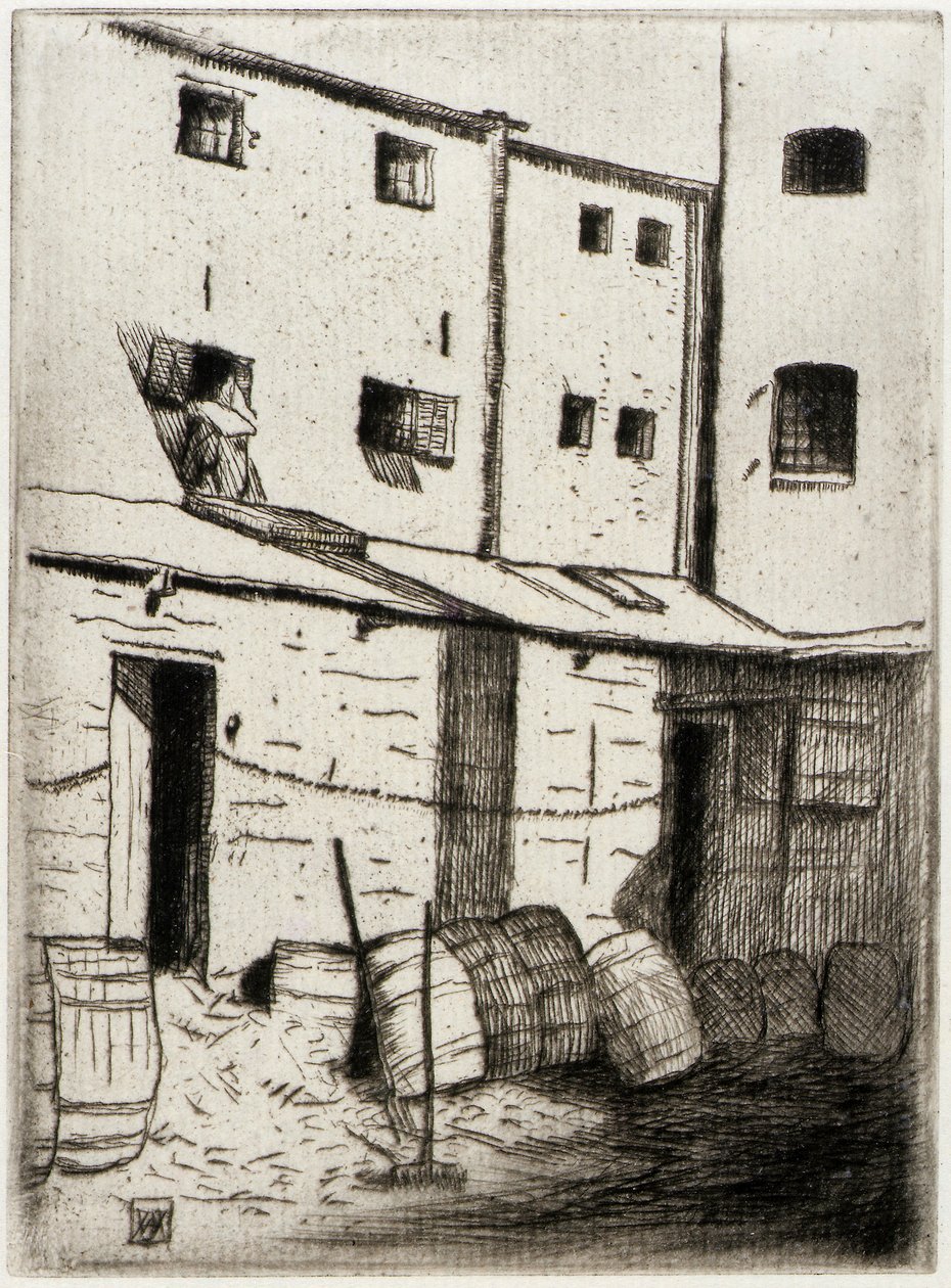 Coon Alley af J. Alden Weir