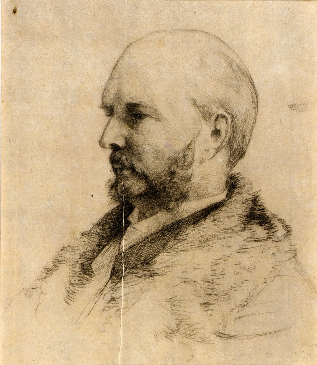 Portræt af Robert Hoe af J. Alden Weir