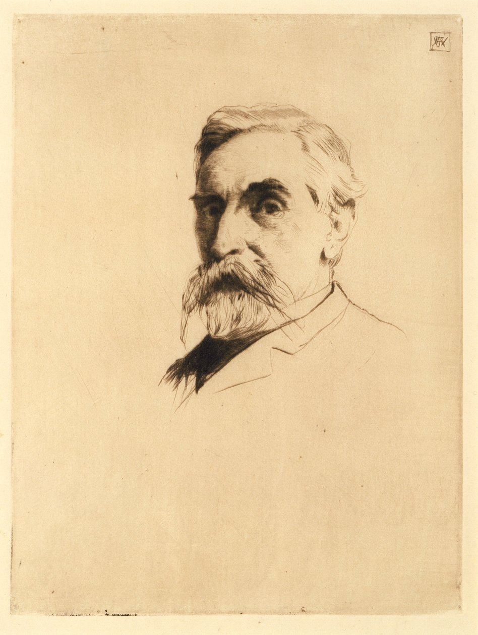 Portræt af Robert Weir af J. Alden Weir