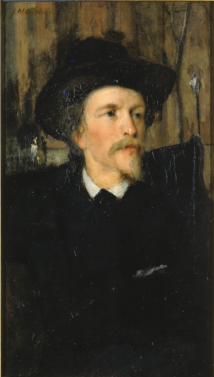 Portræt af Wyatt Eaton af J. Alden Weir