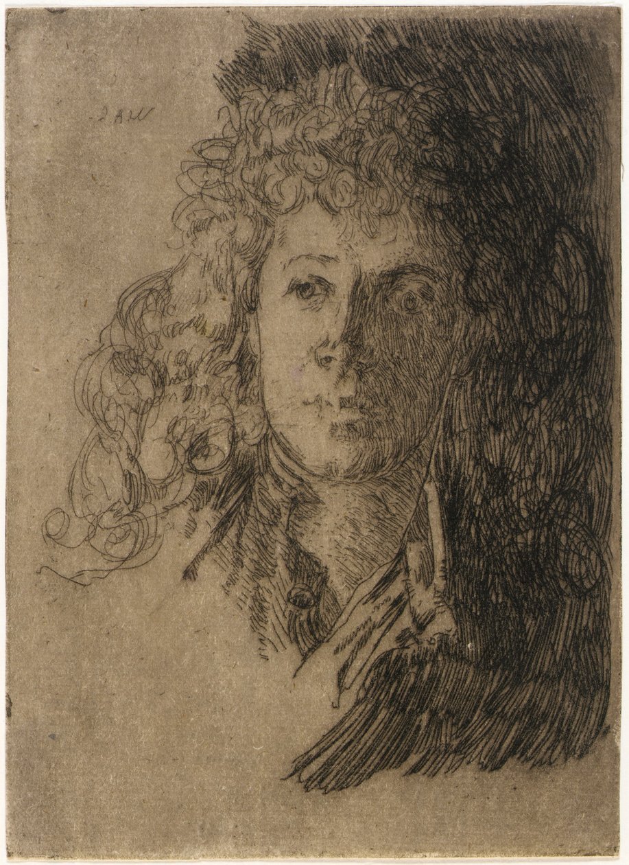 Portræt af en pige af J. Alden Weir