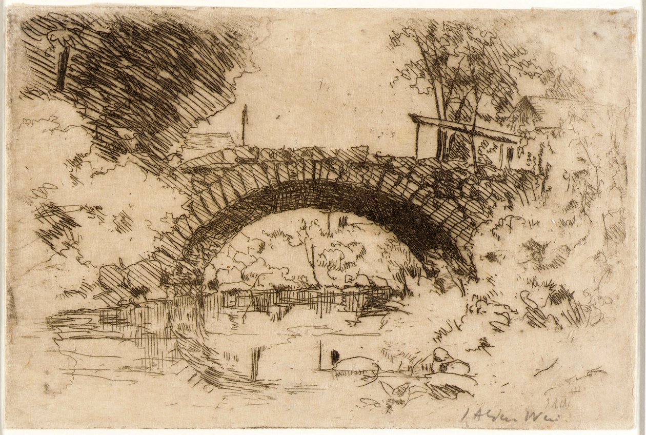 Stenbroen af J. Alden Weir