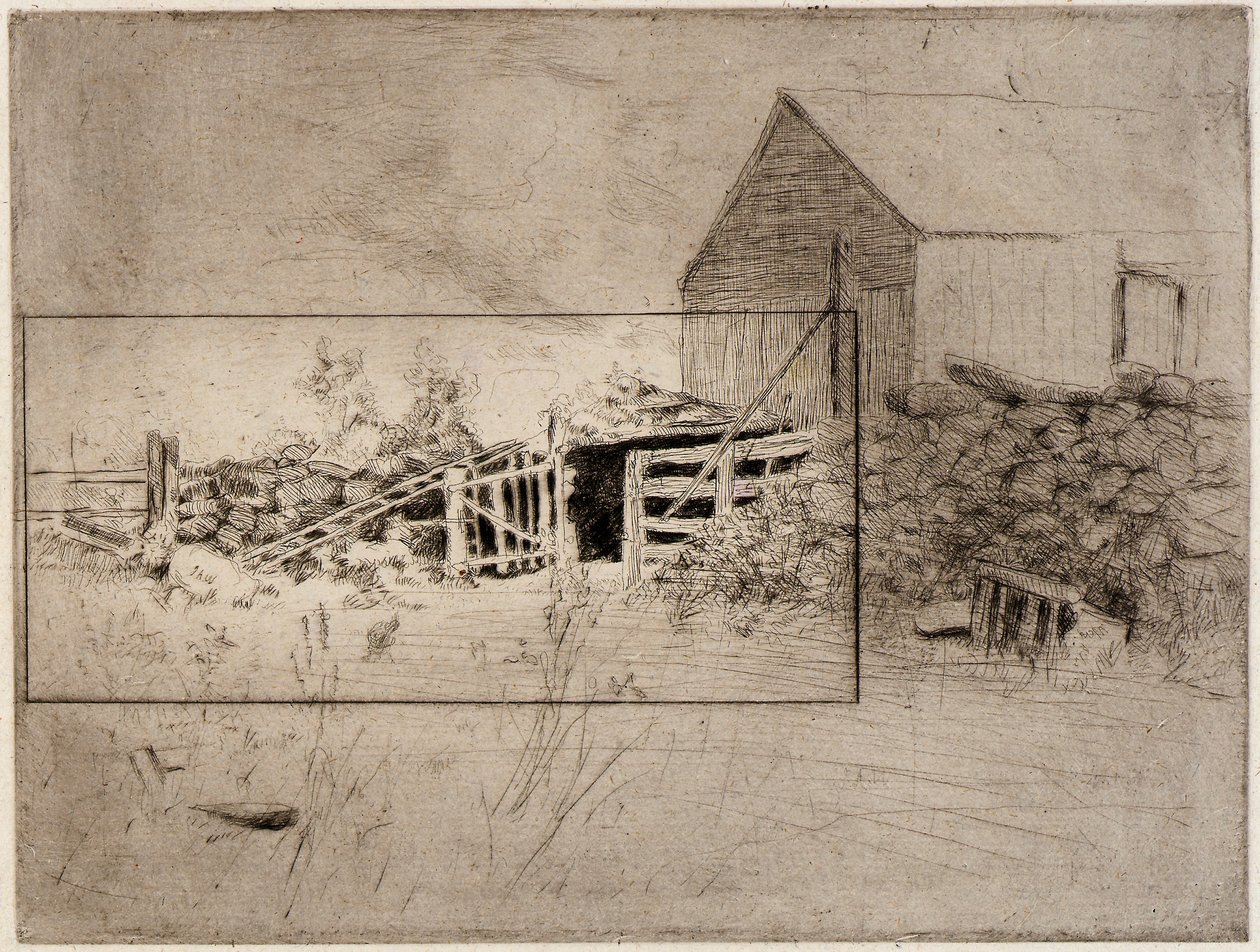 Webb-gården af J. Alden Weir
