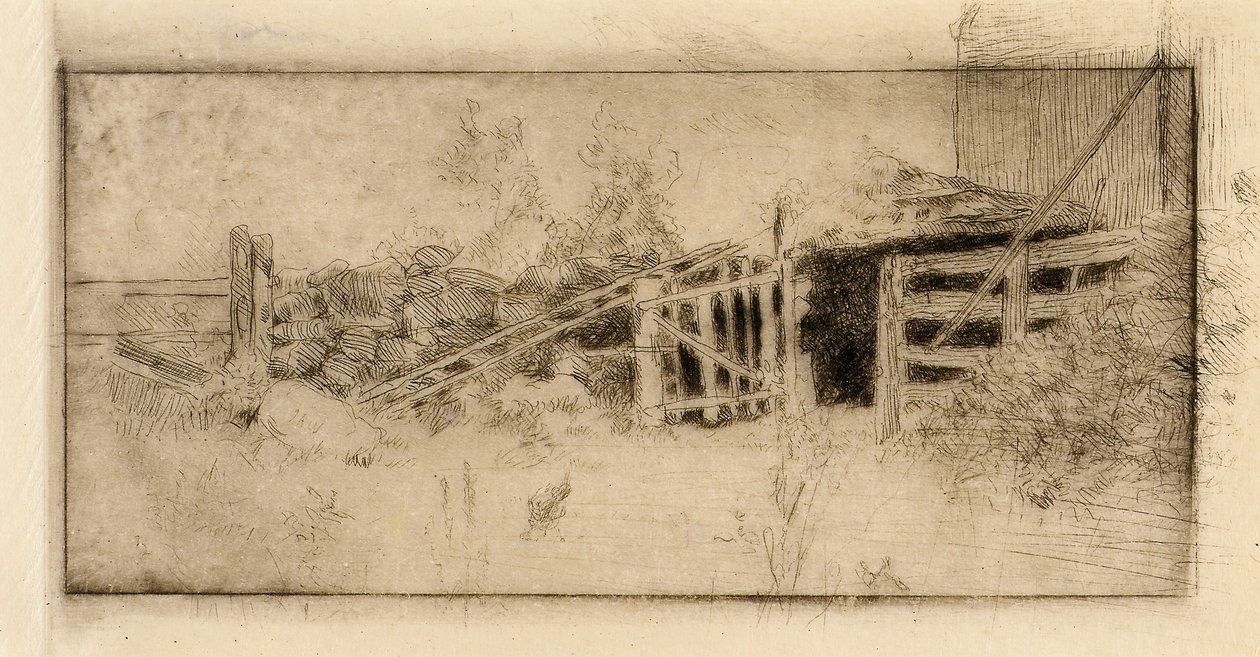 Webb-gården af J. Alden Weir
