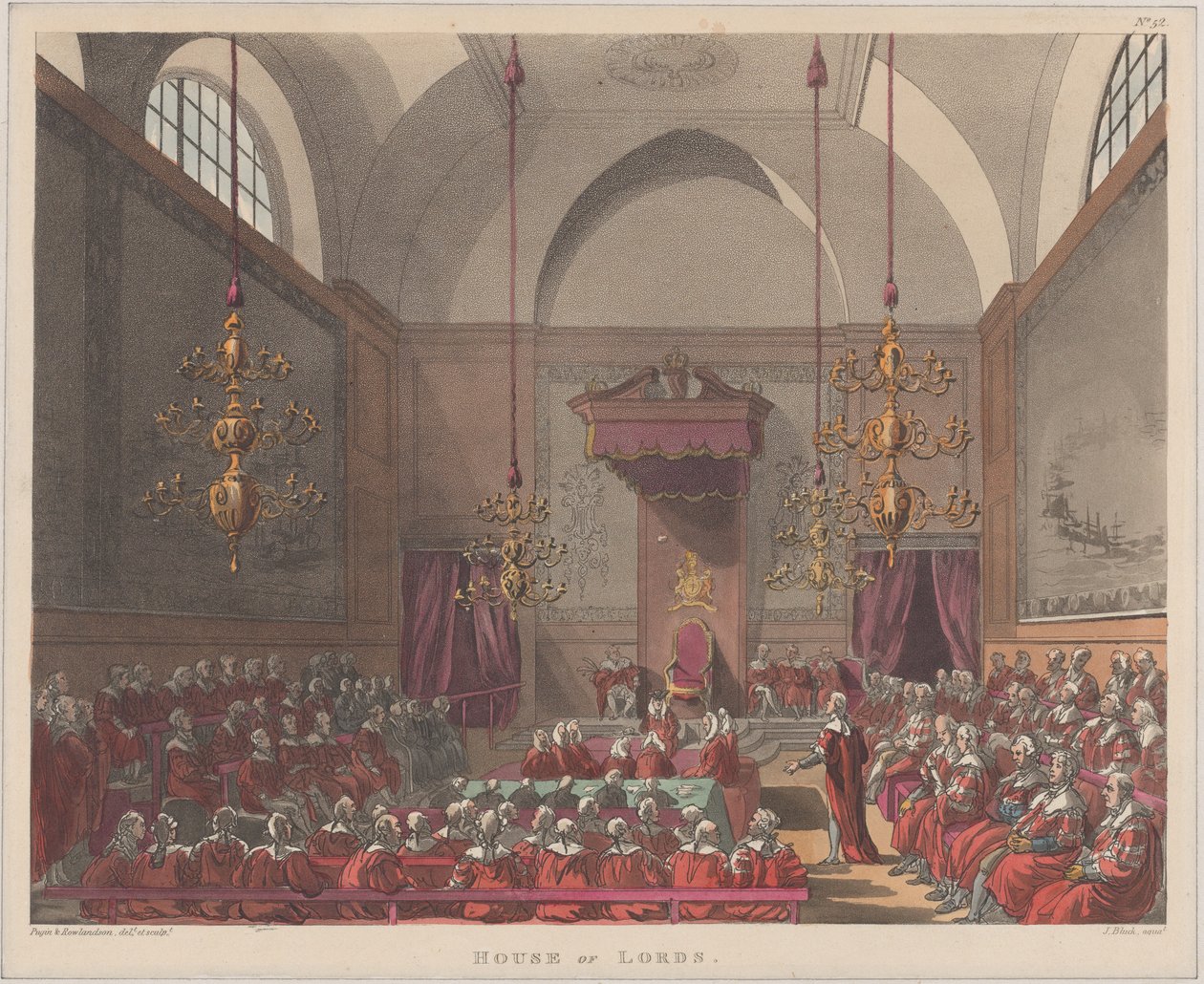 Overhuset, 1808., 1808. af J. Bluck