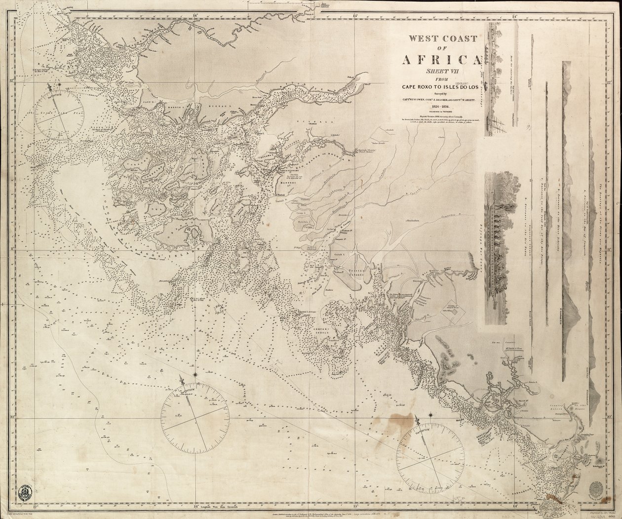 Afrikas vestkyst af J. & C. Walker