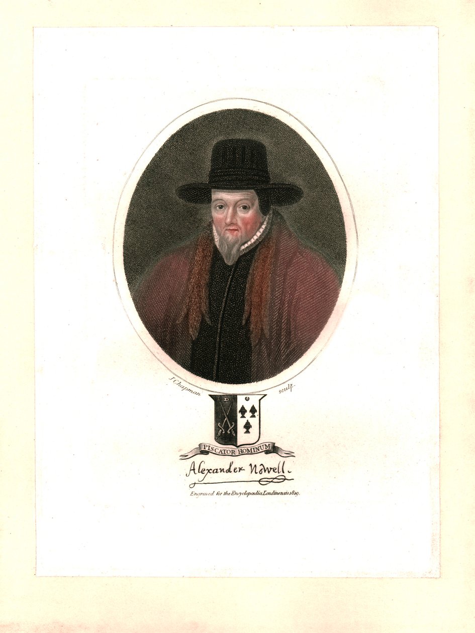 Alexander Nowell, 1819. af J. Chapman