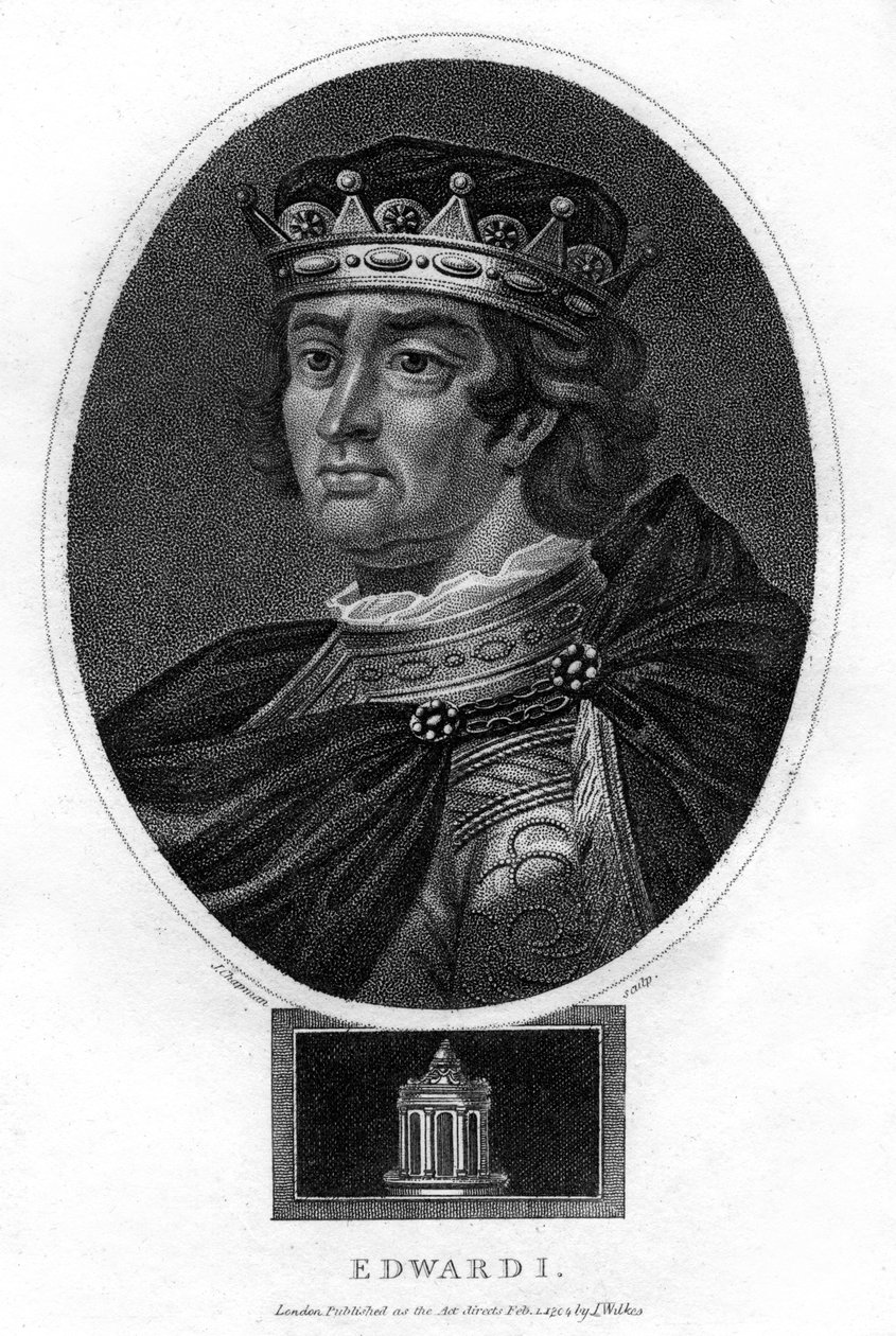 Edward I af England, 1804. af J. Chapman