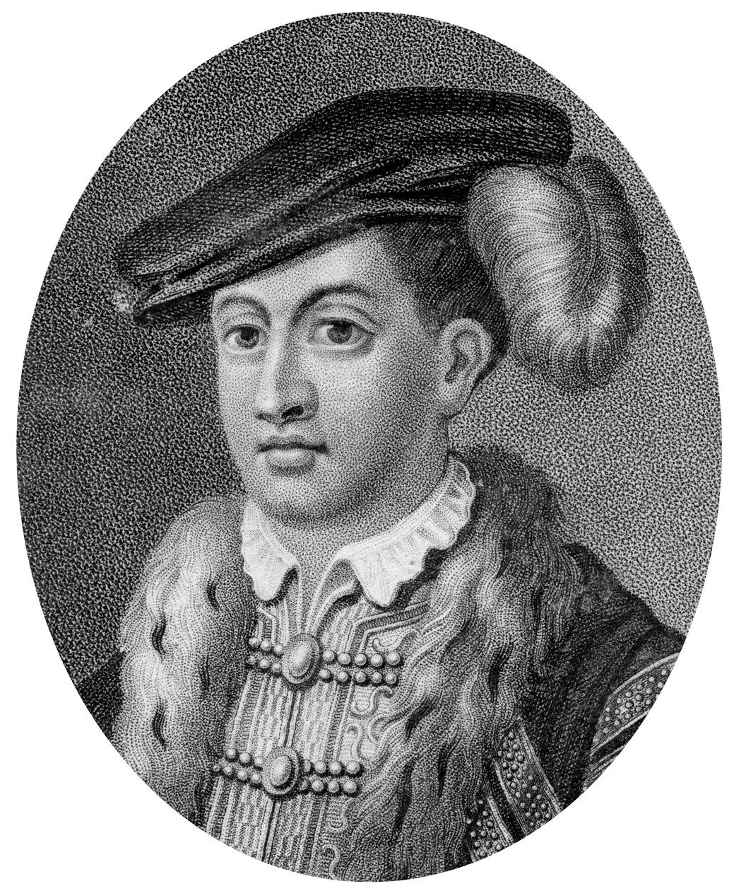 Edward VI, konge af England, 1804. af J. Chapman